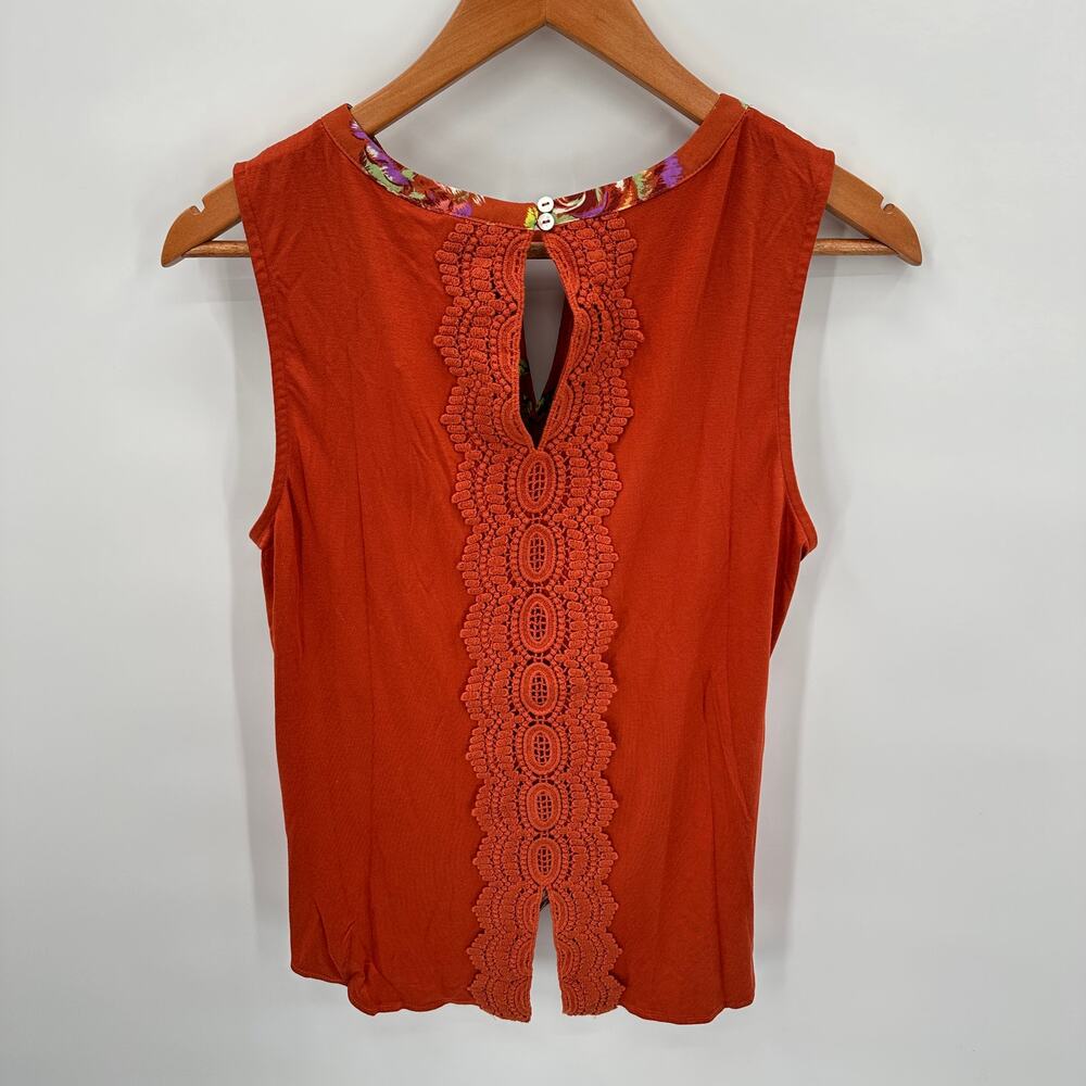 DANIEL RAINN NWT Stitch Fix Burnt Orange Quin Sleeveless Top // Medium Petite - Picture 7 of 10